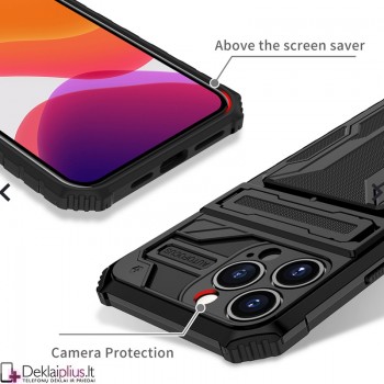 Combo dėklas su kojele ir kortelių dėklu (Apple Iphone 11 Pro Max) Combo dėklas su kojele ir kortelių dėklu (Apple Iphone 11 Pro Max)
